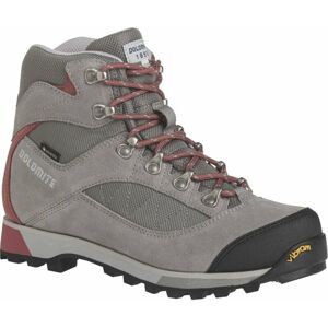 Dolomite Zernez GTX Women's Shoe Grey/Dry Red 38 2/3 Dámské outdoorové boty
