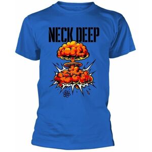 Neck Deep Tričko Bomb Cloud Modrá S