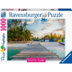 Ravensburger Puzzle Krásné ostrovy Maledivy 1000 dílků