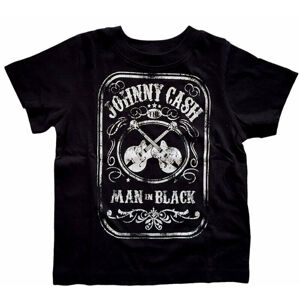 Johnny Cash Tričko Man In Black Černá 5 let