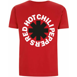 Red Hot Chili Peppers Tričko Classic B&W Asterisk Červená L