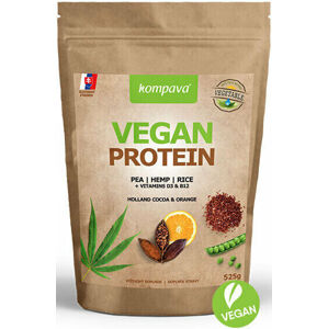 Kompava Vegan Protein Čokoláda-Pomeranč 525 g
