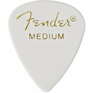 Fender 351 Shape Classic Celluloid Picks White Medium