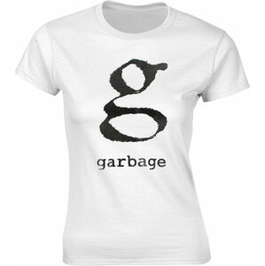 Garbage Tričko Logo M Bílá