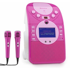 Auna ScreenStar Karaoke systém Růžová