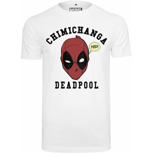 Deadpool Tričko Chimichanga XL Bílá