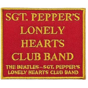 The Beatles Sgt. Pepper's…. Nášivka Červená