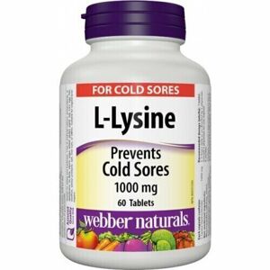 Webber Naturals L-Lysine 1000 mg 60 caps