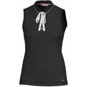 Brax Sia Susi Sleeveless Womens Polo Shirt Black M