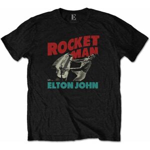 Elton John Tričko Rocketman Piano Černá 2XL
