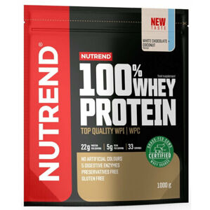 NUTREND 100% Whey Protein Bílá čokoláda-Kokos 1000 g