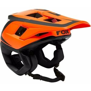 FOX Dropframe Pro Helmet Dvide Fluorescent Orange M Cyklistická helma