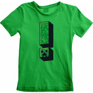 Minecraft Tričko Creeper Exclamation Zelená 5 - 6 let