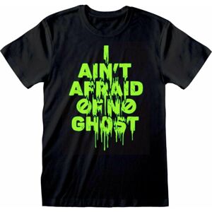 Ghostbusters Tričko Neon Green Text Černá L