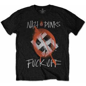 Dead Kennedys Tričko Nazi Punks Bílá-Černá-Červená M