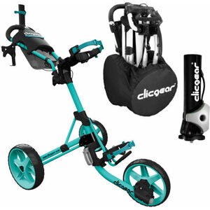 Clicgear Model 4.0 Deluxe SET Soft Teal Manuální golfové vozíky