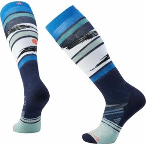 Smartwool Ski Full Cushion Midnight Ski Pattern OTC Socks Deep Navy M Lyžařské ponožky