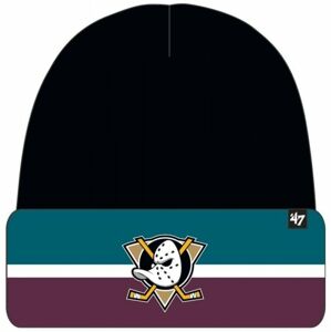 Anaheim Ducks Split Cuff Knit Black UNI Hokejová čepice