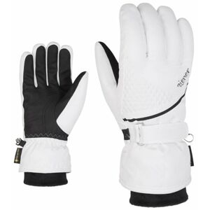 Ziener Kiana GTX + Gore Plus Warm Lady White 8 Lyžařské rukavice