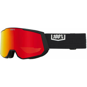 100% Snowcraft XL Black/HiPER Red Mirror/HiPER Turquoise Mirror Lyžařské brýle