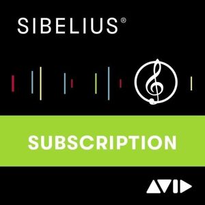 AVID Sibelius 1Y Subscription (Digitální produkt)