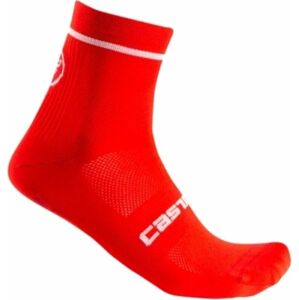 Castelli Entrata 9 Sock Red S/M Cyklo ponožky