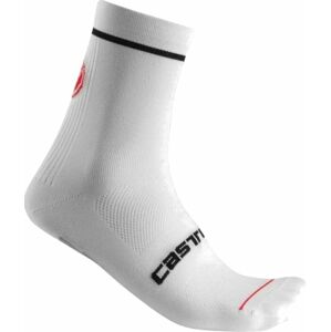 Castelli Entrata 9 Sock White 2XL Cyklo ponožky