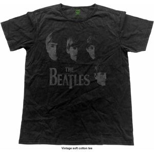 The Beatles Tričko Faces Vintage Black M