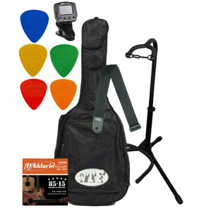 Muziker Acoustic Guitar Accessories Pack Pouzdro pro akustickou kytaru Černá