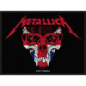 Metallica UK Nášivka Černá-Červená