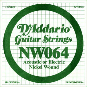 D'Addario NW 064 Samostatná struna pro kytaru