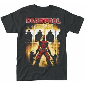Marvel Tričko Deadpool Target Practice Černá 2XL