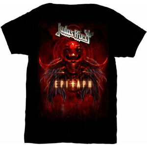 Judas Priest Tričko Epitaph Red Horns Pánské Černá S