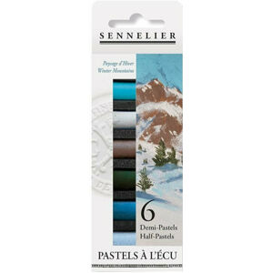 Sennelier Sada suchých pastelů Mountains In Winter 6 ks