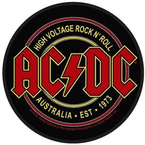 AC/DC High Voltage Rock N Roll Nášivka Černá-Červená
