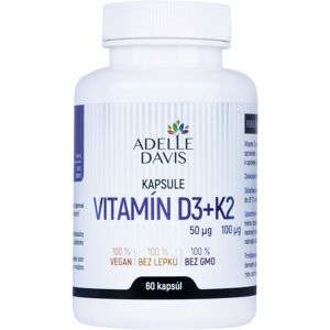 Adelle Davis Vitamin D3 + K2 Kapsle