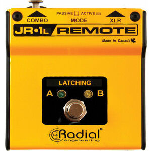 Radial JR1-L Latching Remote Nožní přepínač