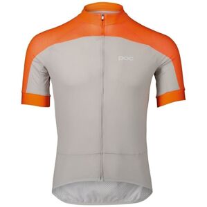 POC Essential Road Logo Jersey Dres Zink Orange/Granite Grey XL