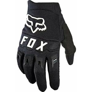 FOX Youth Dirtpaw Gloves Black/White XS Cyklistické rukavice