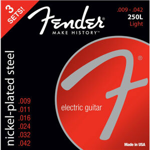 Fender 250L 9-42 3 pack
