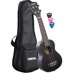 Cascha HH 2262 Premium Sopránové ukulele Černá