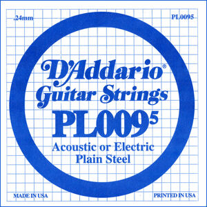 D'Addario PL 0095 Samostatná struna pro kytaru