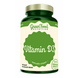 Green Food Nutrition Vitamin D3 Kapsle