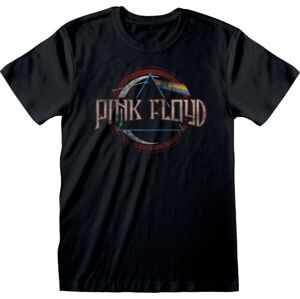 Pink Floyd Tričko Dark Side Circle Černá L