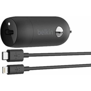 Belkin Car Charger + Lightning to USB-C Cable CCA003bt04BK