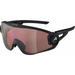 Alpina 5w1ng Q Black Matt/Blue Cyklistické brýle