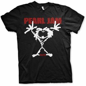 Pearl Jam Tričko Stickman Unisex Black L
