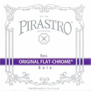 Pirastro Original Flat-Chrome Solo bass SET Struny pro kontrabas