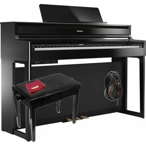 Roland HP 704 Polished Ebony SET Polished Ebony Digitální piano
