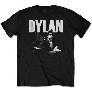 Bob Dylan Tričko At Piano S Černá